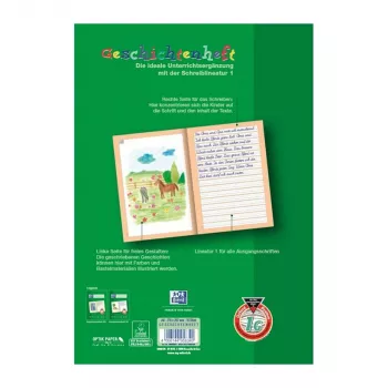 Oxford 100050091 - Žalia - A4 - 90 g/m²