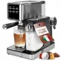 PROFI COOK PC-ES-KA 1266 Espresso aparatas su portafiltriu ir kapsulių sistema, 20 bar, 1450 W, juoda/sidabrinė