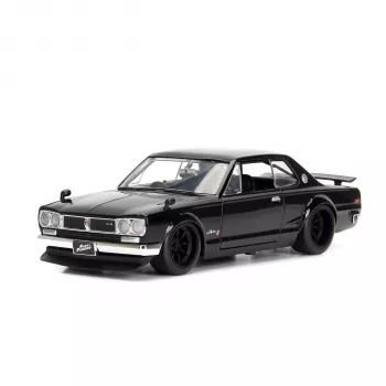 Jada Fast & Furious 1971 Nissan Skyline 2000 GT-R 1:24 Liejamo modelio automobilis Sidabrinis