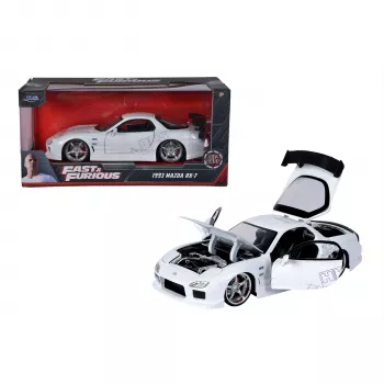 Jada Fast & Furious 1993 Mazda RX-7 1:24 Liejinio Modelio Automobilis