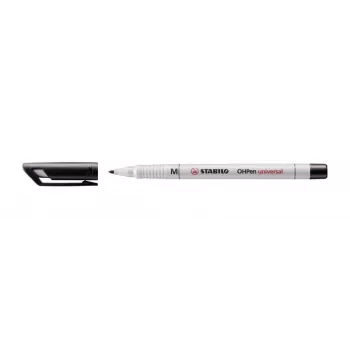 STABILO OHPen Universal M 853 Nepermanentinis projektoriaus rašiklis, juodas, 1,0 mm vidutinis kulkos antgalis