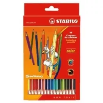 STABILO Color spalvoti pieštukai - 18 vnt.