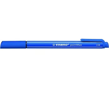 STABILO pointMax Fineliner rašiklis - Ultramarine Blue - Vidutinis 0,8 mm - Apvalus - Vandens pagrindo rašalas
