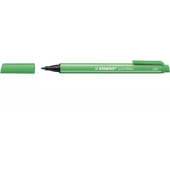 STABILO pointMax Fineliner rašiklis žalias 0,8 mm nailono veltinio antgalis vandens pagrindo rašalas