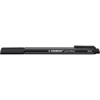 STABILO pointMax Fineliner rašiklių rinkinys - 0,8 mm - 12 skirtingų spalvų