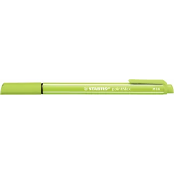 STABILO pointMax Fineliner rašiklių rinkinys – 24 skirtingų spalvų – 0,8 mm pluoštinis antgalis – vandens pagrindo rašalas