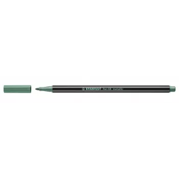 STABILO Pen 68 Metallic plunksninis rašiklis - Metalinė žalia - 1 vnt.