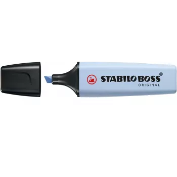 STABILO Boss Original Pastel Highlighter - Cloudy Blue - 1 vnt. - Kaltinis antgalis - 2 mm / 5 mm