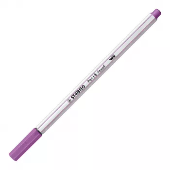 STABILO Pen 68 brush ARTY Edition rinkinys – 30 įvairių spalvų teptukinių rašiklių kartoninėje dėžutėje