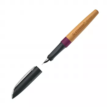 STABILO Grow plunksnakotis - Plum Red / Cherry, vidutinis smaigalys, klimatui neutralus