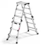 Hailo Master DTL100 2x4 - 2x6 pakopų teleskopinė kombinuota kopėčios 150 kg aliuminis