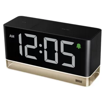 Braun BC 27 BEU Digital LED Signalinis Laikrodis (67128) - Juodas