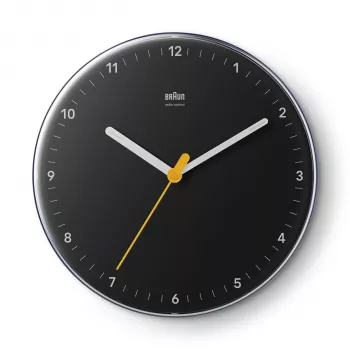 Braun BC 26 B-DCF Radio Controlled Wall Clock Black