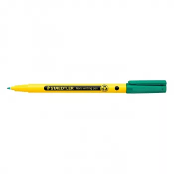STAEDTLER Noris Fineliner 338 - Žalia - Vandens pagrindo rašalas - 0,6 mm - Plonas antgalis - Pakuotė po 10