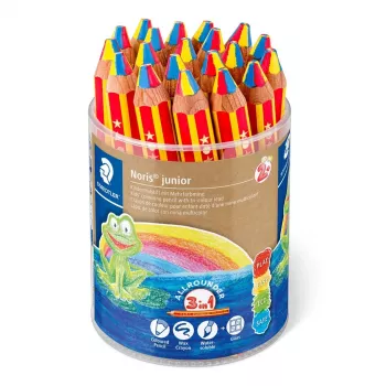 STAEDTLER Noris junior spalvotas pieštukas 1403 KP20, 100 % PEFC