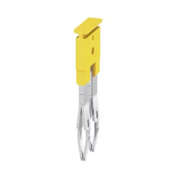 Weidmüller ZQV 2.5/2 kryžminė jungtis, 2,5 mm², 2 poliai, geltona, 60 vnt.