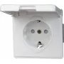 Heinrich Kopp 119102080 Schuko kištukinis lizdas CEE 7/3 CEE 7/4 Baltas 250V 16A