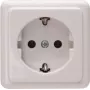 Heinrich Kopp Schuko kištukinis lizdas paviršiuje montuojamas 1-vietis 16A 250V Arktinė balta 101802000