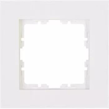 HEINRICH KOPP dengiamasis rėmelis 1-vietis HK07 PURE (86 x 86 x 9,5 mm, IP20, spaustuvinis tvirtinimas) - gryna balta (406829005)