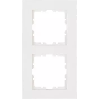 HEINRICH KOPP dengiamasis rėmelis 2-jų vietų HK07 PURE (157 x 86 x 9.5 mm | IP20 | spaustinė fiksacija) - gryna balta (406929008)