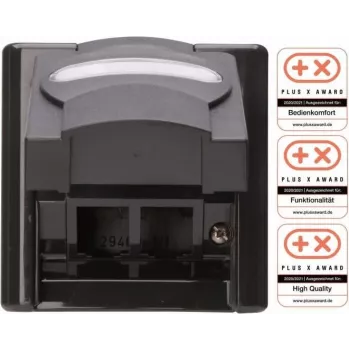Heinrich Kopp BlueElectric Surface-Mounted Empty Enclosure Anthracite 4 Modules IP65