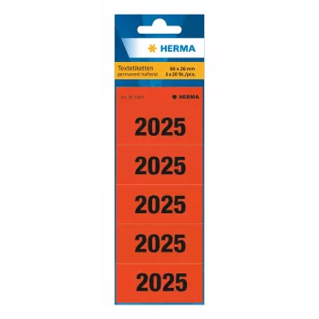 HERMA 100 Content Labels 2025 Red (1685)