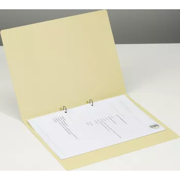 PAGNA Pastell eco Segtuvas su 2 žiedais Geltonas 2,3 cm A4