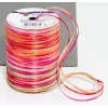 C.E. PATTBERG Raffia dovanų juostelė matinė rožinė/raudona/oranžinė/žalia 3,0 mm x 50,0 m