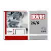 Novus Dahle Novus 26/6 Segtuvų pakuotė - 6 mm - 1000 segtuvų - Cinkuotas plienas - Sidabrinė