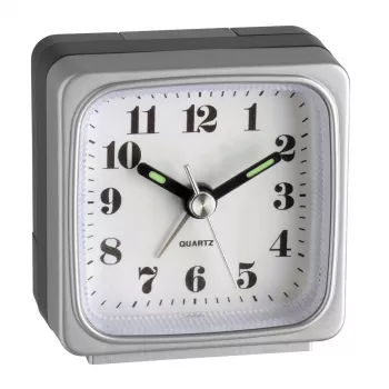 TFA 98.1079 Quartz Alarm Clock Analogue Display Black