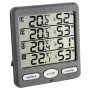 TFA Dostmann Klima Monitor Wireless Thermo-Hygrometer Indoor Outdoor Grey