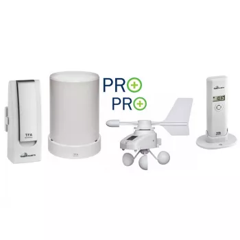 TFA 31.4005.02 Weatherhub Set Weather Station Starter Kit su termo-higro jutikliu