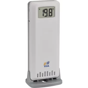 TFA 30.3901.02 ID-A5 Temperatūros jutiklis baltas belaidis 868 MHz termojutiklis
