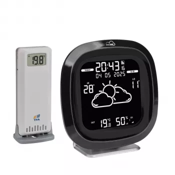 TFA TFAme 35.8102.01 WLAN Weather Station su spalvotu LCD, Wi-Fi, programėlės valdymu, profesionalia prognoze
