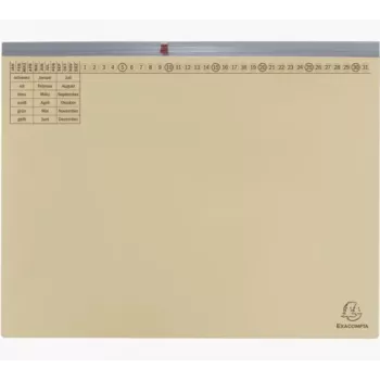 Exacompta 370122B Įprastas dokumentų aplankas - Kartonas - 320 g/m² - 265 x 316 mm - 1 vnt. - Smėlio spalvos