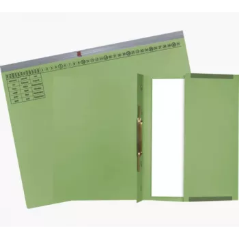 Exacompta 370125B Įprastas bylų segtuvas - Kartonas - Žalia - 320 g/m² - 265 mm - 316 mm