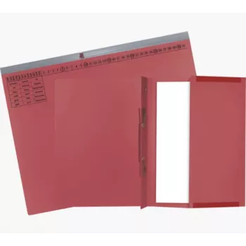 Exacompta 370203B Conventional File Folder - Cardboard - Red - 320 g/m² - 265 x 316 mm - A4