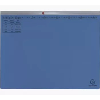 Exacompta 370207B Įprastas bylų aplankas - Kartonas - Mėlyna - 320 gsm - 265 x 316 mm - A4
