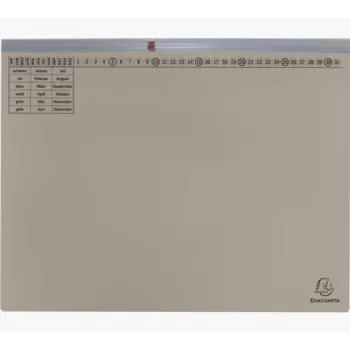 Exacompta 370210B Įprastas bylų aplankas - Kartonas - Pilka - 320 gsm - 265 x 316 mm - A4