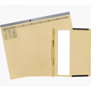 Exacompta 370222B Įprastas bylų aplankas - Kartonas - 320 g/m² - 265 x 316 mm - Mėlyna - 1 vnt.