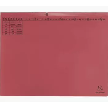 Exacompta 370303B Įprastas aplankas - kartonas - raudona - 320 g/m² - 265 mm - 316 mm