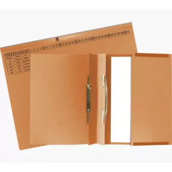Exacompta 370309B Elastinis aplankas - A4 - Kartonas 320 g/m² - Oranžinė