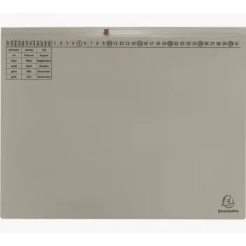 Exacompta 370310B - Įprastas bylų aplankas - Kartonas - Pilka - 320 g/m² - 265 x 316 mm - A4