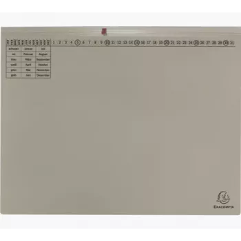 Exacompta 370410B Lever Arch File A4 80mm Spine Grey Cardboard 320 g/m²