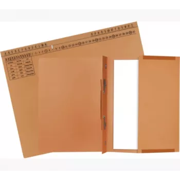 Exacompta 371109B Conventional File Folder - Cardboard - Orange - 320 g/m² - 265 x 316 mm