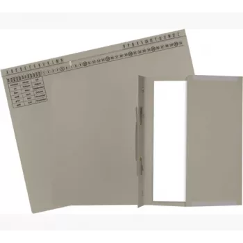 Exacompta 371110B Conventional File Folder - Cardboard - Grey - 320 g/m² - 265 x 316 mm
