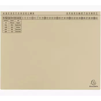 Exacompta 371122B Dokumentų aplankas - Kartonas - 320 g/m² - A4 - Mėlyna - 1 vnt.