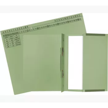 Exacompta 371125B Įprastas bylų aplankas - Kartonas - Žalia - 320 g/m² - 265 mm - 316 mm