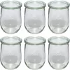 WECK Tulip Jar 1062ml Set of 6