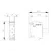 Siemens SIRIUS ACT LED modulis su integruotu šviesos diodu AC/DC 24V baltas